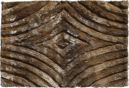 PTMD Gally Kleed - 160 x 230 x 4 cm - Poly - Bruin