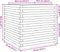 vidaXL - Plantenbak - 70x70x68,5 - cm - massief - grenenhout - wasbruin