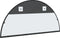 vidaXL - Wandspiegel - boog - 100x50 - cm - ijzer - zwart