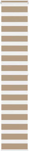vidaXL - Zebra - Blind - 50x200 - cm - stofbreedte - 55,9 - cm - polyester - zandbruin
