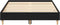 vidaXL - Bed - Frame - 140x190 - cm - Zwart - Eikenhout