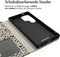 iMoshion Hoesje Geschikt voor Samsung Galaxy S24 Ultra Hoesje Met Pasjeshouder - iMoshion Design Bookcase smartphone - Meerkleurig / Black And White Dots