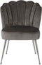 Richmond - Stoel Pippa Stone velvet / silver