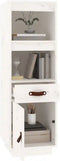 vidaXL - Hoge - kast - 34x40x108,5 - cm - massief - grenenhout