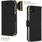 Accezz Wallet Softcase Bookcase Xiaomi Redmi 9C - Kunstleer - 3 Pashouders - Zwart