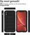imoshion Hoesje - Geschikt voor iPhone Xr - EasyGrip Backcover - Zwart