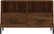 vidaXL - Tv-meubel - 80x36x50 - cm - bewerkt - hout - bruin - eikenkleur