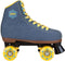 Nijdam Denim Rebel - Retro Rolschaatsen - Denim look met gele veters - Donkerblauw (1 paar)