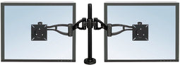 Fellowes Vista - Dubbele monitor arm - Voor 2 schermen tot 32 inch - Zwart