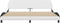 vidaXL - Bedframe - met - hoofdbord - kunstleer - wit - en - zwart - 200x200 - cm