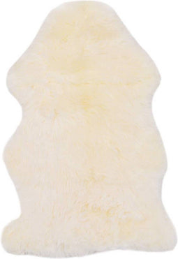 vidaXL - Vloerkleed - 60x90 - cm - schapenvacht - wit