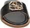 GUESS Botali - Slippers - Goudkleurig merkembleem - Zwart - Maat 39