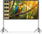 tectake® Beamer Scherm - 120 Inch (305 cm) - 16:9 Oprolbaar Projectiescherm - 4K HD - Inclusief Draagtas
