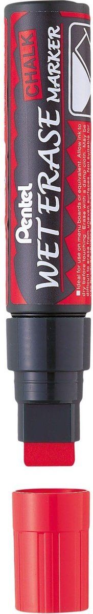 Viltstift Pentel SMW56 krijtmarker rood 8-16mm | 12 stuks