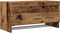 vidaXL - Kledingkast - 70x32,5x35 - cm - bewerkt - hout - oud - houtkleurig