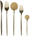 Bestek DKD Home Decor Gouden Roestvrij staal 3 x 1,5 x 13 cm 20 Onderdelen