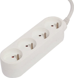UNIVERSEEL - Design Multistekker 4 X 16A - 1,5m - Wit - 48840