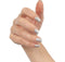 LAUED Nagelstickers - Nail Wraps - 16 Extreem Dunne Nagellak Stickers - Manicure Nail Art Folie - Silver Lady