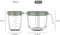 Mepal Chef it - Glas maatbeker met deksel - 1000 ml - Vaatwasmachine- en magnetronbestendig - Chalk
