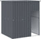 vidaXL - Hondenhok - met - dak - 165x153x181 - cm - gegalvaniseerd - staal - antraciet