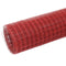 vidaXL Draadgaas vierkant 25x1 m staal met PVC coating rood