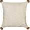 OBERONIA - Sierkussen set van 2 - Beige - 45 x 45 cm - Katoen