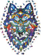 UNIDRAGON Houten Puzzel Voor Volwassenen Dier - Majestueuze Wolf - 700 stukjes - Royal Size 42x58 cm