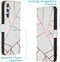 iMoshion Hoesje Geschikt voor Samsung Galaxy A34 (5G) Hoesje Met Pasjeshouder - iMoshion Design Softcase Bookcase - Wit / White Graphic