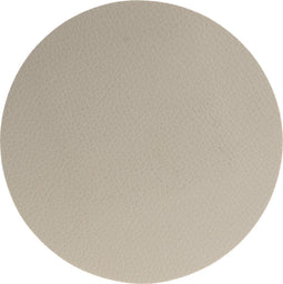 Secret de Gourmet onderzetter in lederlook - 12 stuks - Glasonderzetter - D10 cm - Beige