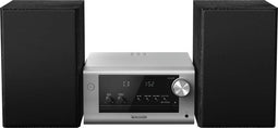 Panasonic SC-PM704 - Micro HiFi-systeem - 80W Bluetooth CD USB DAB FM - Zilver