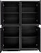 Richmond Wandkast Tetrad 4-deuren (Black)