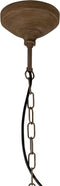 EGLO Kinross - Hanglamp - E27 - H 110 x Ø 31 cm - Bruin