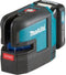 Makita SK106DZ - Kruislijnlaser - Zelfnivellerend - Rood