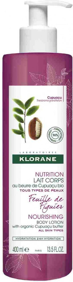 Klorane Huid Melk Feuille de Figuier Lait Corps 400ml
