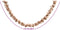 vidaXL - Kerstslinger - ballen - 175 - cm - polystyreen - roségoudkleurig