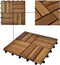 vidaXL - Terrastegels - 30 - x - 30 - cm - Acacia - set - van - 20