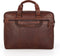 Spikes & Sparrow Leren Laptoptas 15.6 inch Bronco 401370 3-vaks Bruin