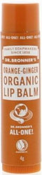 Dr. Bronner's Lippenbalsem Orange Ginger Organic Lip Balm - Duurzaam - Lipverzorging - Lippenbalsem
