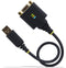 Startech.com 30cm USB naar Null Modem Adapter - COM Retention FTDI USB-A naar DB9 RS232 - ESD Bescherming Zwart
