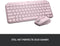 Logitech MX Keys Mini - Draadloos Toetsenbord - Automatische LED-verlichting en Multi-device Koppeling - Roze