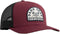 Dark Seas Cap - Solitude Hat - Maroon - One Size - Trucker Cap - Pet Heren - Petten