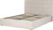 LORIENT - Bed met opbergruimte - Beige - 160 x 200 cm - Polyester