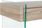 Bijzettafel DKD Home Decor Kristal Natuurlijk Hout Transparant 120 x 40 x 76 cm Hout MDF