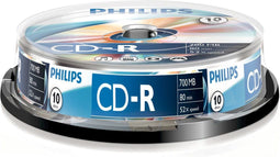 Philips CD-R 700MB - Recordable - 52x - Spindel (10 stuks)