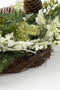 House of Seasons Alva - Kerstkrans - Ø50 cm met dennenappels - Groen