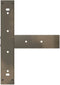 vidaXL - Eettafelpoten - 2 - st - T-vormig - 60x35x(72-73) - cm - staal - naturel