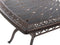 Beliani LIZZANO - Tuintafel - Bruin - Aluminium