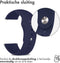 imoshion Siliconen Sport bandje - Universeel 20 mm aansluiting - Donkerblauw