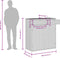 vidaXL - Tuinkast - 105x55x113 cm - PE-rattan - grijs