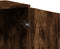 vidaXL - Dressoir - 79x38x80 - cm - bewerkt - hout - gerookt - eikenkleurig